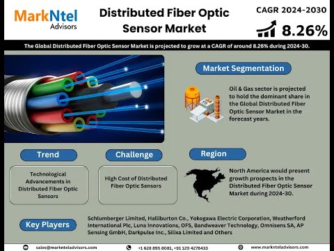 Distributed Fiber Optic Sensor Market Share and Future Projections 2024-2030: MarkNtel Advisors